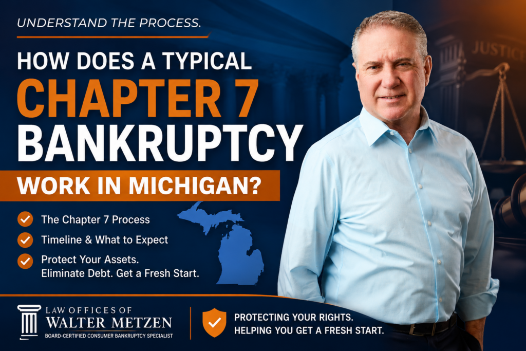 How Does a Typical Chapter 7 Bankruptcy Work in Michigan